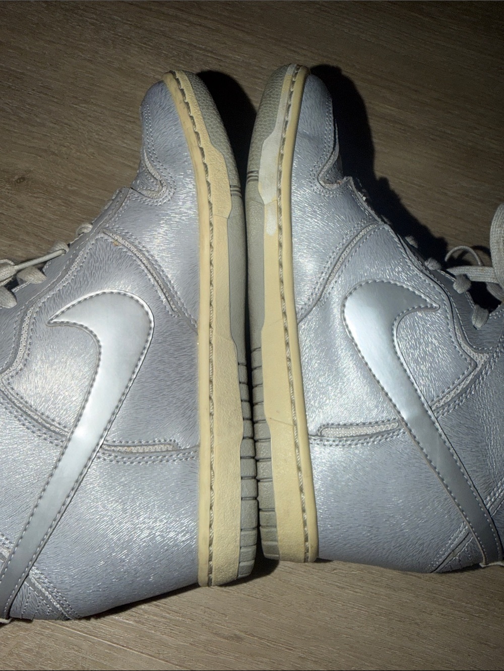 Nike Women's High Top Wedge Sneakers size 7.5 - Picture 6 of 9